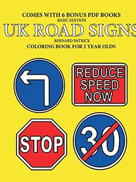 portada Coloring Books for 2 Year Olds (uk Road Signs) (en Inglés)