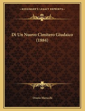 portada Di Un Nuovo Cimitero Giudaico (1884) (en Italiano)