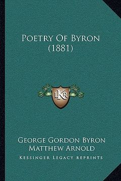 portada poetry of byron (1881) (en Inglés)