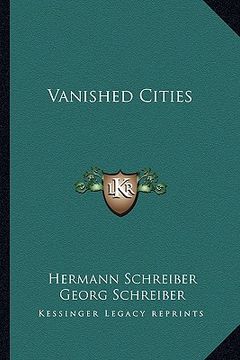 portada vanished cities (en Inglés)