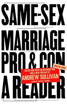 portada Same-Sex Marriage: Pro and Con: A Reader (in English)