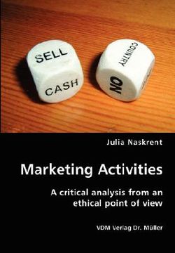portada marketing activities- a critical analysis from an ethical point of view (en Inglés)