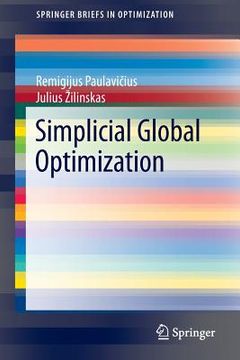 portada Simplicial Global Optimization (en Inglés)