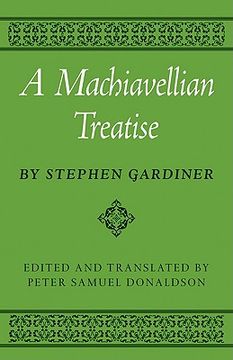 portada A Machiavellian Treatise (Cambridge Studies in the History and Theory of Politics) 