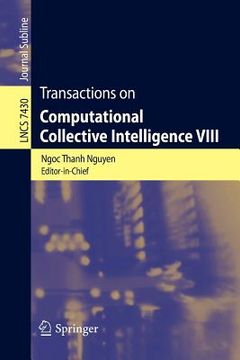 portada transactions on computational collective intelligence viii (en Inglés)