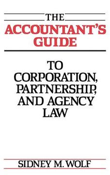 portada the accountant's guide to corporation, partnership, and agency law (en Inglés)