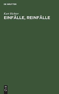 portada Einfã Â¤Lle, Reinfã Â¤Lle (German Edition) [Hardcover ] (en Alemán)