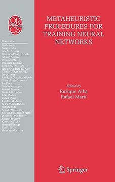 portada metaheuristic procedures for training neural networks (en Inglés)