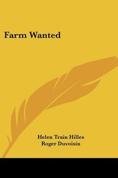 portada farm wanted (en Inglés)