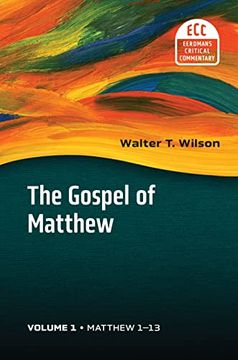 portada Matthew 1–13 (Eerdmans Critical Commentary) (en Inglés)