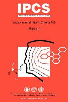 portada barium: environmental health criteria series no 107 (en Inglés)