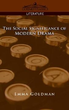 portada the social significance of modern drama (in English)