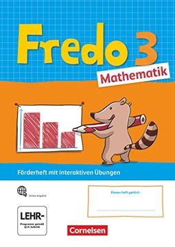 portada Fredo - Mathematik - Ausgabe a - 2021 - 3. Schuljahr: Förderheft mit Interaktiven Übungen Online - mit Stickerbogen (en Alemán)