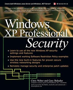 portada Windows(R) xp Professional Security (en Inglés)