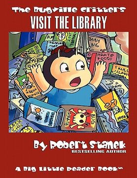 portada visit the library (bugville critters #18)