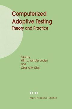 portada computerized adaptive testing: theory and practice (en Inglés)