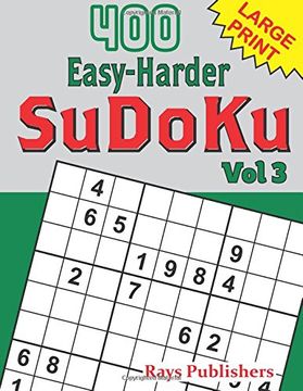 portada 400 Easy-Harder SuDoKu Vol 3: Volume 3