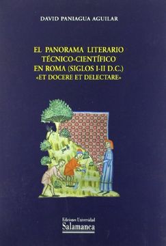 portada El Panorama Literario Técnico-Científico en Roma (Siglos I-Ii D. C) (in Spanish)