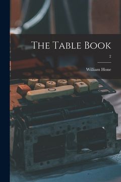 portada The Table Book; 2