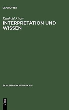 portada Interpretation und Wissen (en Alemán)