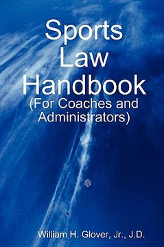 portada sports law handbook (en Inglés)