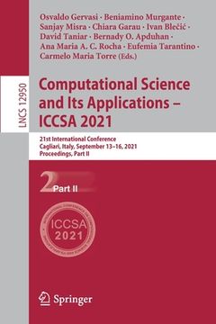 portada Computational Science and Its Applications - Iccsa 2021: 21st International Conference, Cagliari, Italy, September 13-16, 2021, Proceedings, Part II (in English)