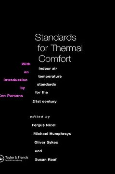 portada standards for thermal comfort: indoor air temperature standards for the 21st century (en Inglés)