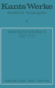 portada Werke, Band 2, Vorkritische Schriften ii. 1757-1777 (en Alemán)