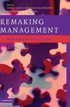 portada Remaking Management: Between Global and Local: 0 (en Inglés)