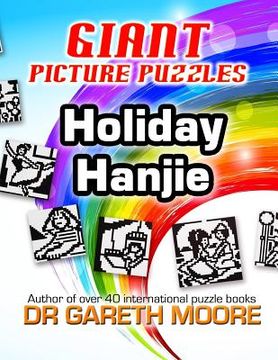 portada Holiday Hanjie: Giant Picture Puzzles (en Inglés)