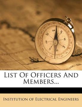 portada list of officers and members... (en Inglés)
