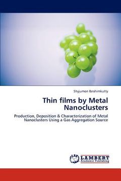 portada thin films by metal nanoclusters (en Inglés)