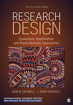 portada Research Design - International Student Edition: Qualitative, Quantitative, and Mixed Methods Approaches (Paperback) (en Inglés)