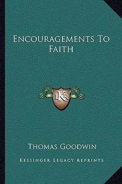portada encouragements to faith (in English)