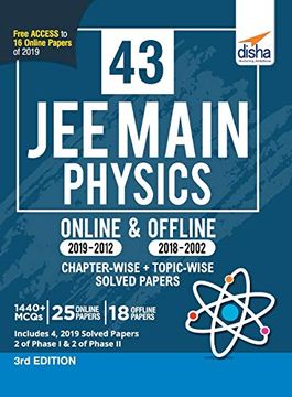 portada 43 JEE Main Physics Online (2019-2012) & Offline (2018-2002) Chapter-wise + Topic-wise Solved Papers 3rd Edition 