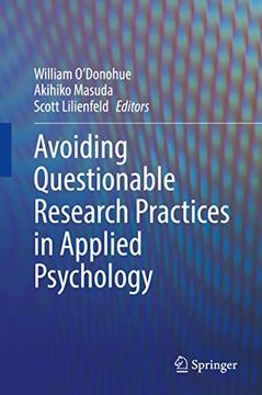 portada Avoiding Questionable Research Practices in Applied Psychology (en Inglés)