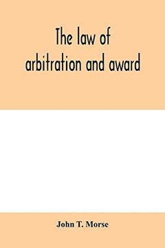 portada The law of Arbitration and Award (in English)