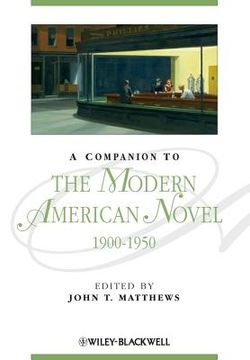 portada A Companion to the Modern American Novel, 1900 - 1950
