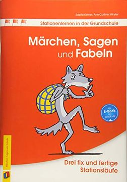 portada Märchen, Sagen und Fabeln: Drei fix und Fertige Stationsläufe (en Alemán)