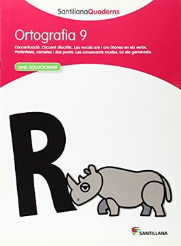 portada Ortografia 9 amb Solucionari Santillana Quaderns (in Catalá)
