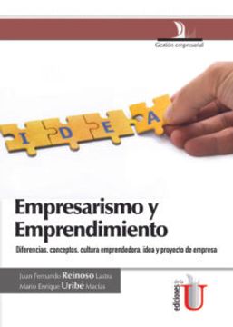 portada Emprendimiento y Empresarismo, Diferencias, Conceptos, Cultura