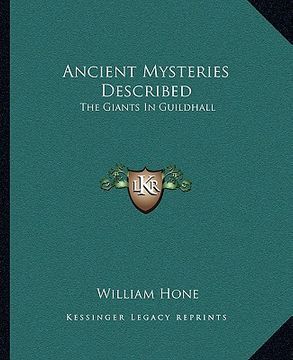 portada ancient mysteries described: the giants in guildhall (en Inglés)