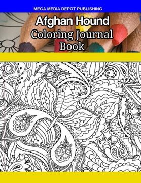 portada Afghan Hound Coloring Journal Book