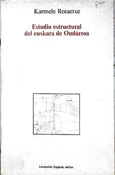 portada Estudio Estructural del Euskara de Ondarroa