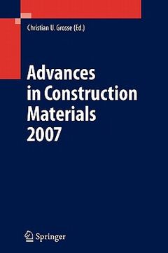 portada advances in construction materials 2007 (en Inglés)