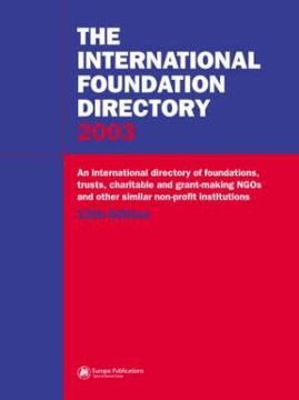 portada The International Foundation Directory 2002