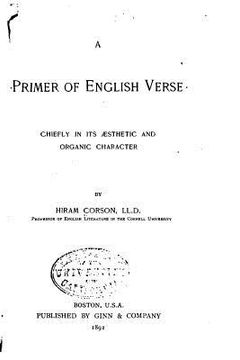 portada A Primer of English Verse, Chiefly in Its Aesthetic and Organic Character (in English)