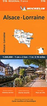 portada Alsace Lorraine - Michelin Regional map 516 (Michelin Maps, 516)