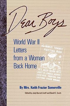 portada dear boys: world war ii letters from a woman back home (en Inglés)
