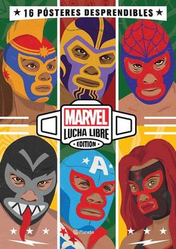 portada Marvel Lucha Libre / Libro - Póster